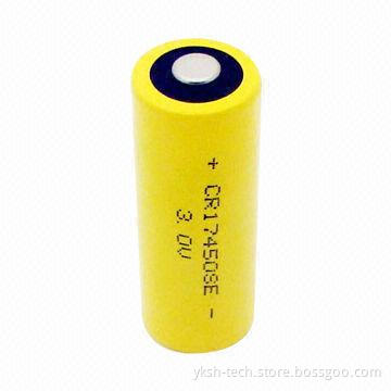 Li-MnO2 Energy Battery with 3.0V, 2,400mAh, Used for Instruments and Industrial Electronics